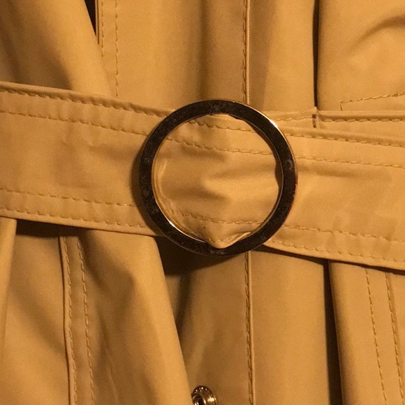 Beige Trench Rain Coat - Picture 3 of 5
